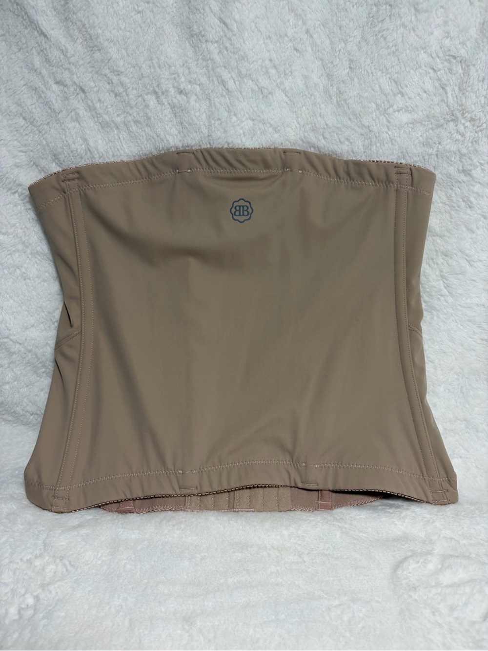 Belly Bandit Beige Strapless Waist Cincher with Front Hooks - Picture 2 of 3